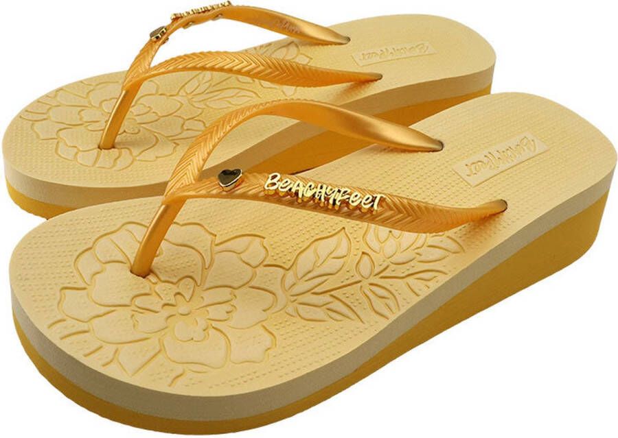 BeachyFeet Flamencos FlipFlop Almudena Geel