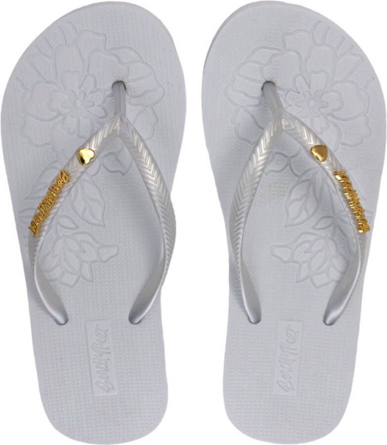 BeachyFeet Flamencos FlipFlop Blanco Wit