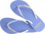 BeachyFeet Teenslipper Dames Med Sky Licht Blauw Slipper - Thumbnail 1