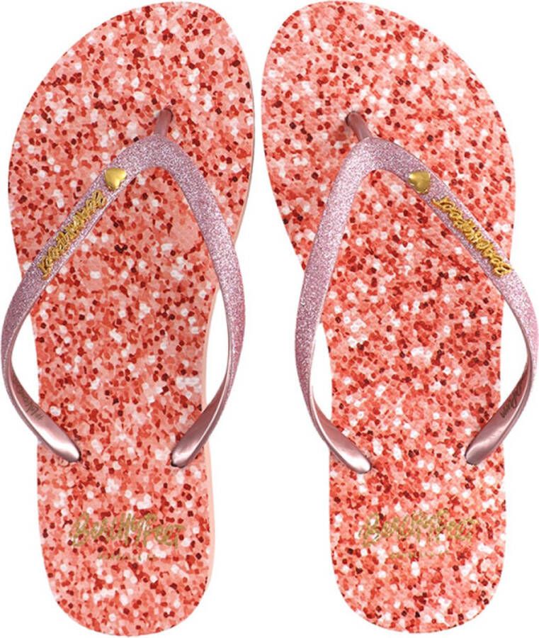 BeachyFeet slippers Rose Gold Shimmer ( 40 )