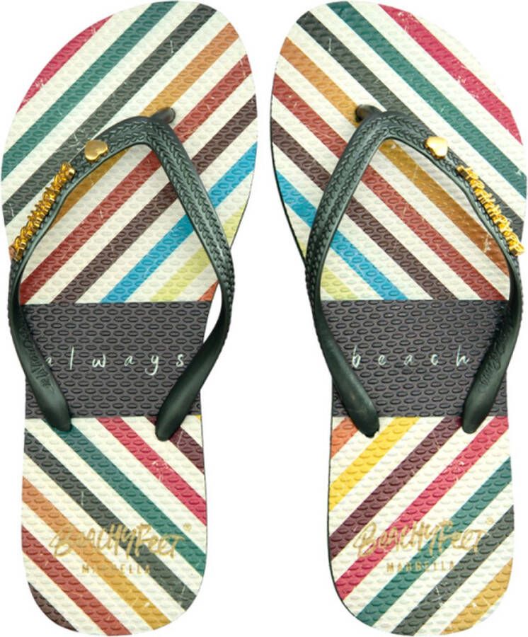 BeachyFeet Teenslippers Siempre Beachy Groen