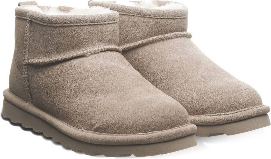 Bearpaw Shorty winterenkellaarzen voor dames Lamsvachtlaarzen 2860W500 Mushroom