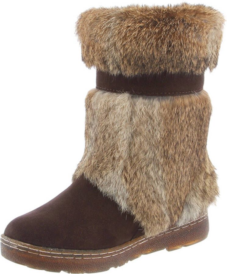 Bearpaw Tama II dames winterlaarzen bontlaarzen laarzen 1292W Chocolate