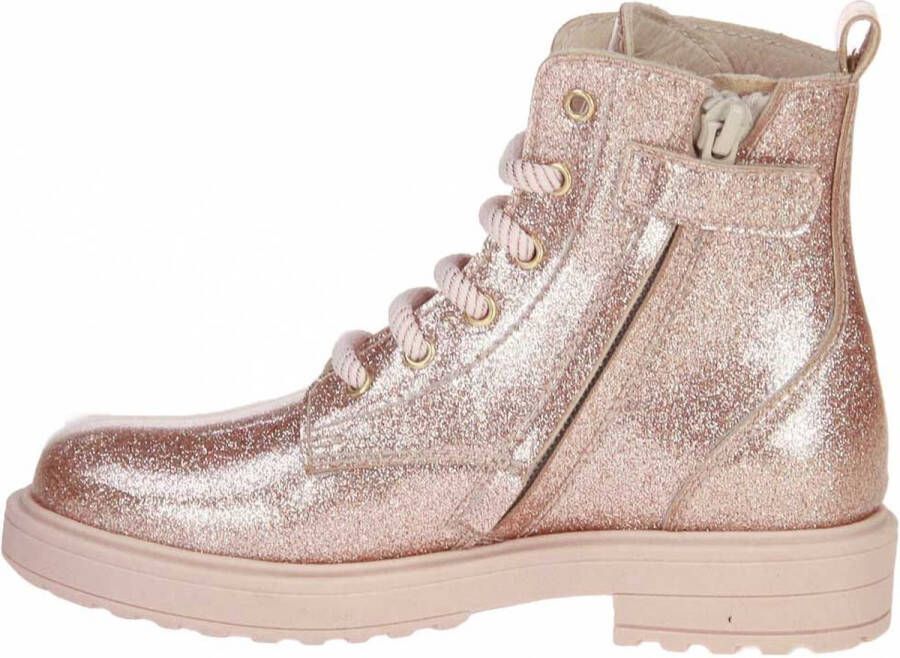 Beberlis Roze Veterboot Glitter