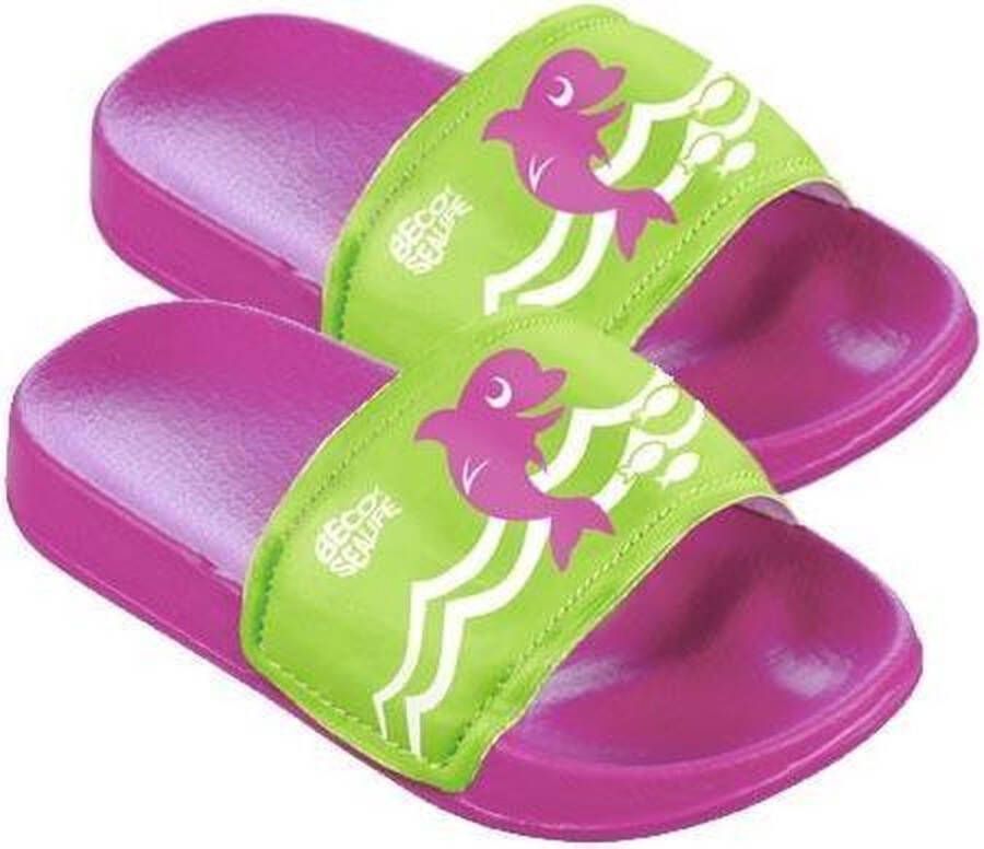 BECO Badslippers Meisjes Eva Roze