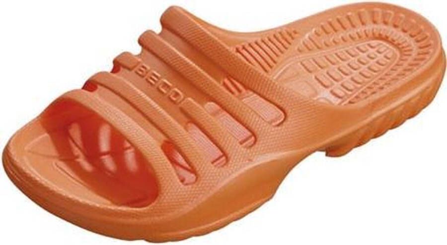 BECO Badslippers Oranje Junior