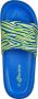 BECO dames slippers Zebra Vibes blauw groen - Thumbnail 2