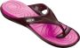 BECO Dames teenslipper roze - Thumbnail 1