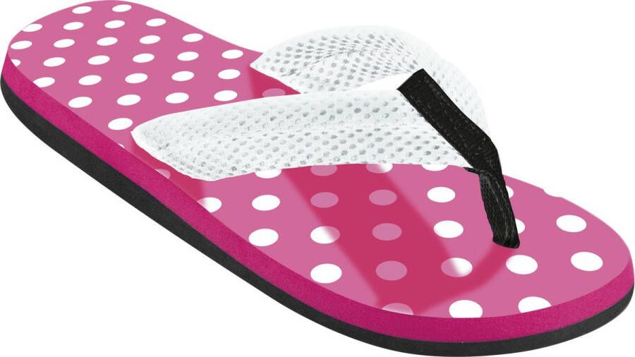 BECO dames teenslippers roze