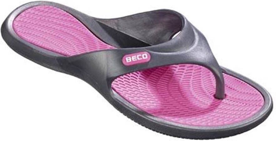 BECO dames teenslippers roze