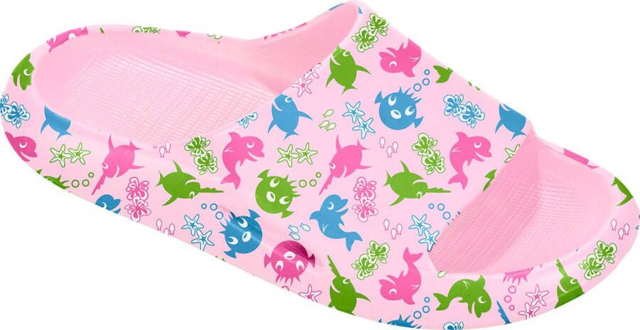 BECO -SEALIFE badslippers voor kinderen roze