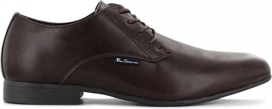 Ben Sherman Amersham Heren Business schoenen Veterschoenen Oxford Bruin BEN3155 CHOC