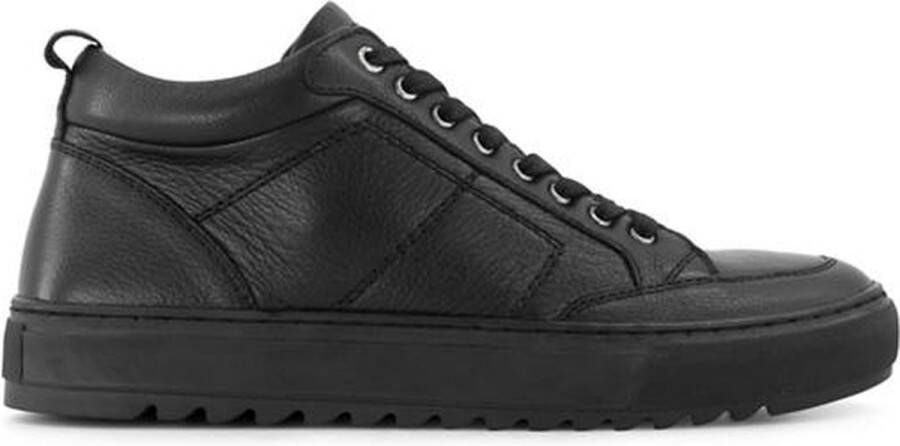 Bench Zwarte leren sneaker