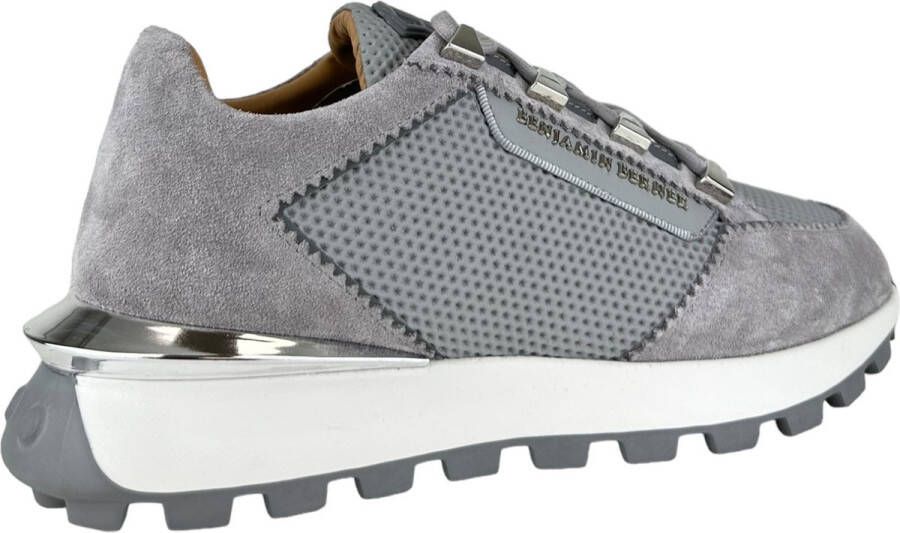 Benjamin Berner Heren Sneaker Grijs BNJ0171 OCTAGON GREY