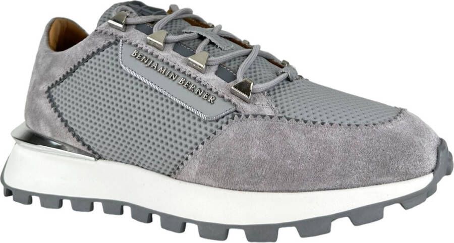 Benjamin Berner Heren Sneaker Grijs BNJ0171 OCTAGON GREY