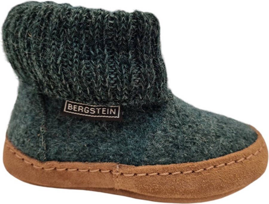 Bergstein BN Cozy Lux Seagreen 60 Unisex Sloffen Groen