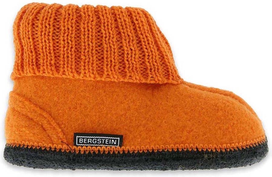 Bergstein Pantoffels Oranje Schapenwol 750212 Schapenwol