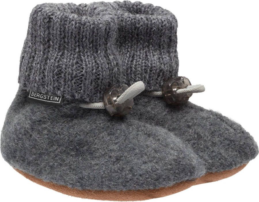 Bergstein Cozy Baby Sloffen Unisex Junior Grey