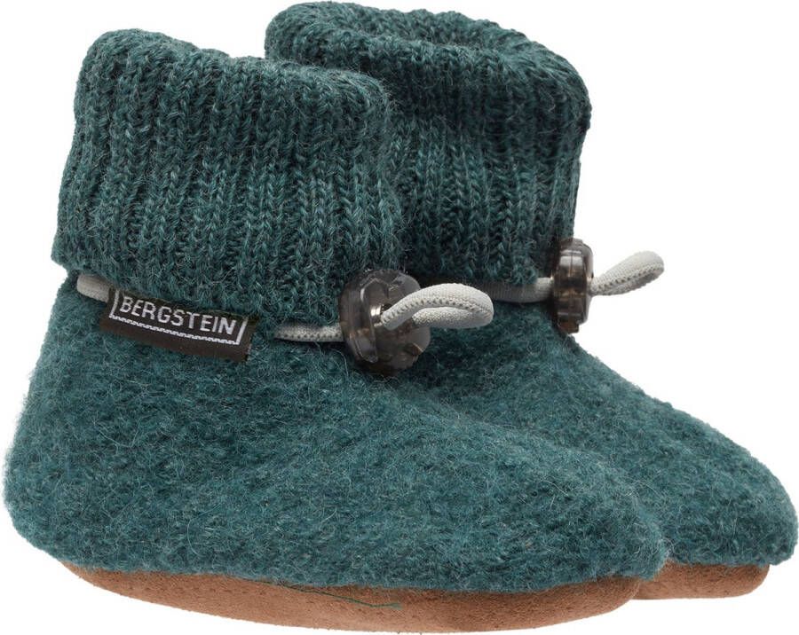 Bergstein Cozy Baby Sloffen Unisex Junior Seagreen