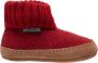 Bergstein cozy lux pantoffels rood - Thumbnail 3