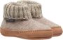 Bergstein Cozy Lux Pantoffels Sloffen Kids Beige - Thumbnail 13