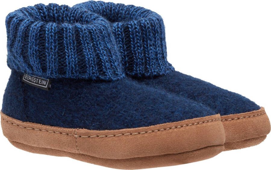 Bergstein Cozy Lux Sloffen Unisex Dark Blue