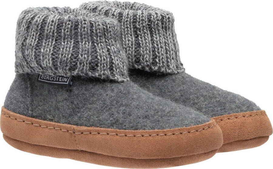 Bergstein Cozy Lux Sloffen Unisex Grey