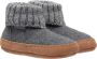 Bergstein Cozy Lux Pantoffels Sloffen Kids Grijs - Thumbnail 3