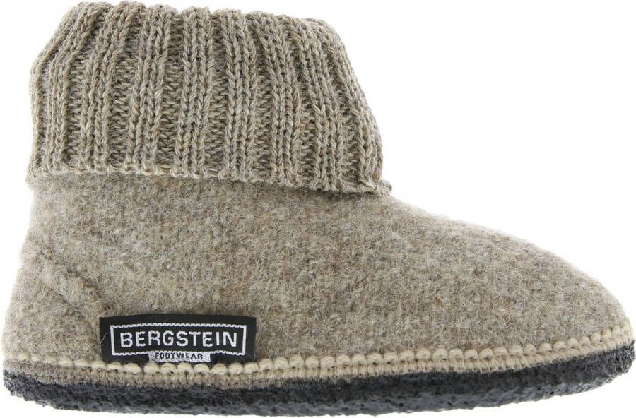 Bergstein Cozy Sloffen Unisex Junior Beige