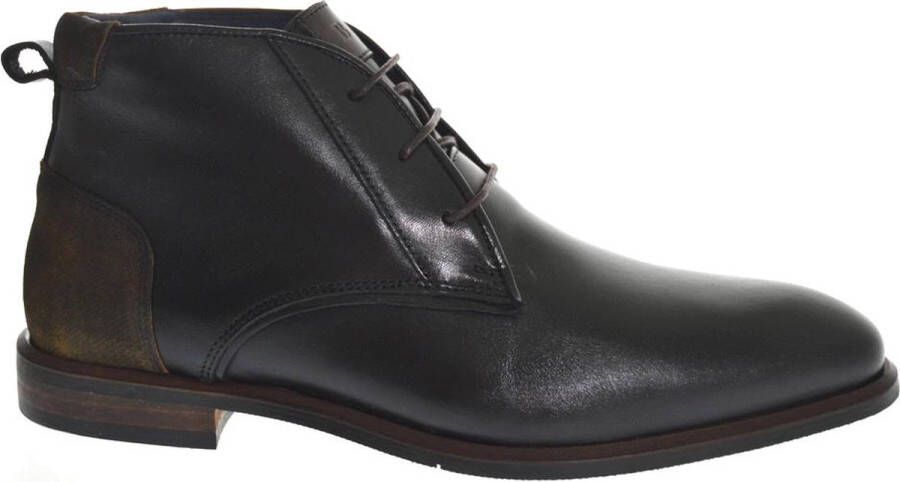 Berkelmans 232006804 Alastaro Black Calf-geklede schoen-halfhoge veterschoen