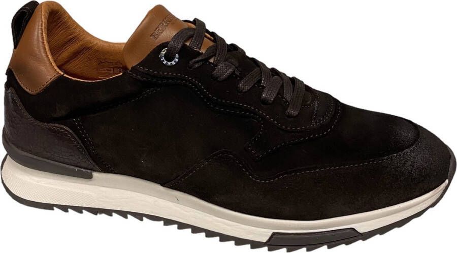 Berkelmans 2322019139 Kyalami D Brown Suède-veterschoen-sneaker