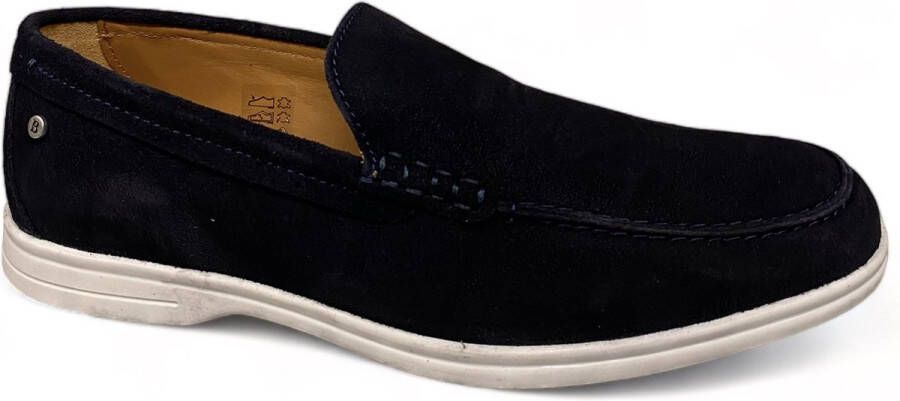 Berkelmans Ascari Midnicht Navy Suede-instapper -loafer