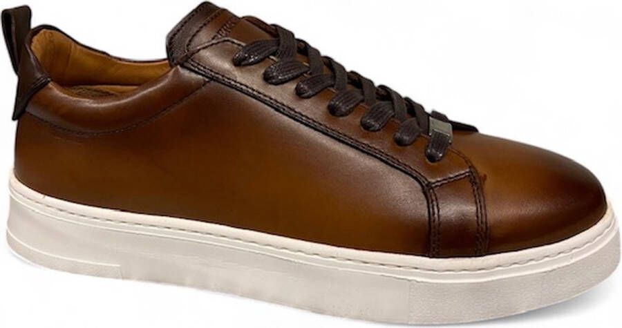 Berkelmans Benalla Cognac Calf-sneaker -veterschoen