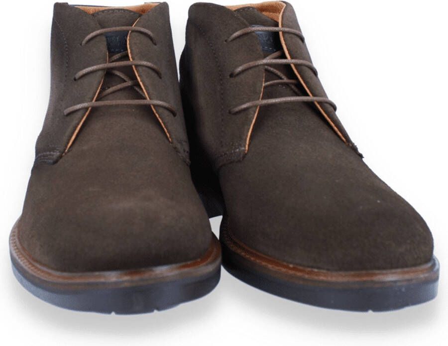 Berkelmans Heren Tanaka Dark Brown Suede BRUIN