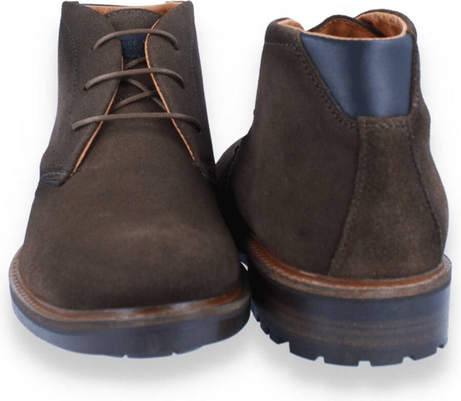 Berkelmans Heren Tanaka Dark Brown Suede BRUIN