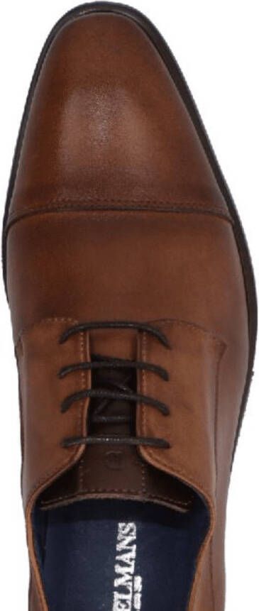 Berkelmans Heren Veterschoen Cognac Calf COGNA