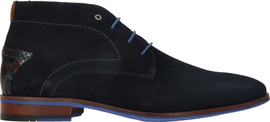 Berkelmans Lasarte Veterschoenen Heren Blauw