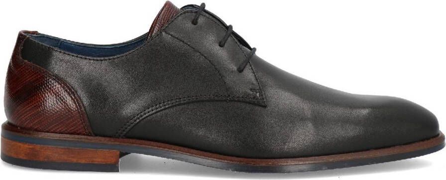 Berkelmans Nette herenschoen model Arcos Black Calf Kleur zwart