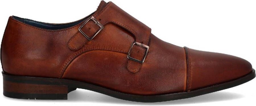 Berkelmans Nette herenschoenen merk model Monaco Cognac Calf bruin