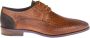 Berkelmans Oulton Cognac Braided 2310050122 Cognacbruine geklede herenschoenen wijdte G ½ - Thumbnail 18