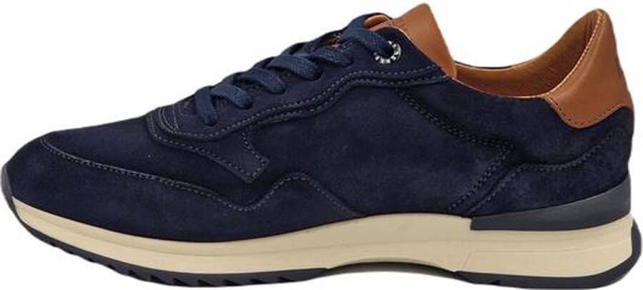 Berkelmans sneakers kyalami in de kleur navy suede uitverkoop artikel