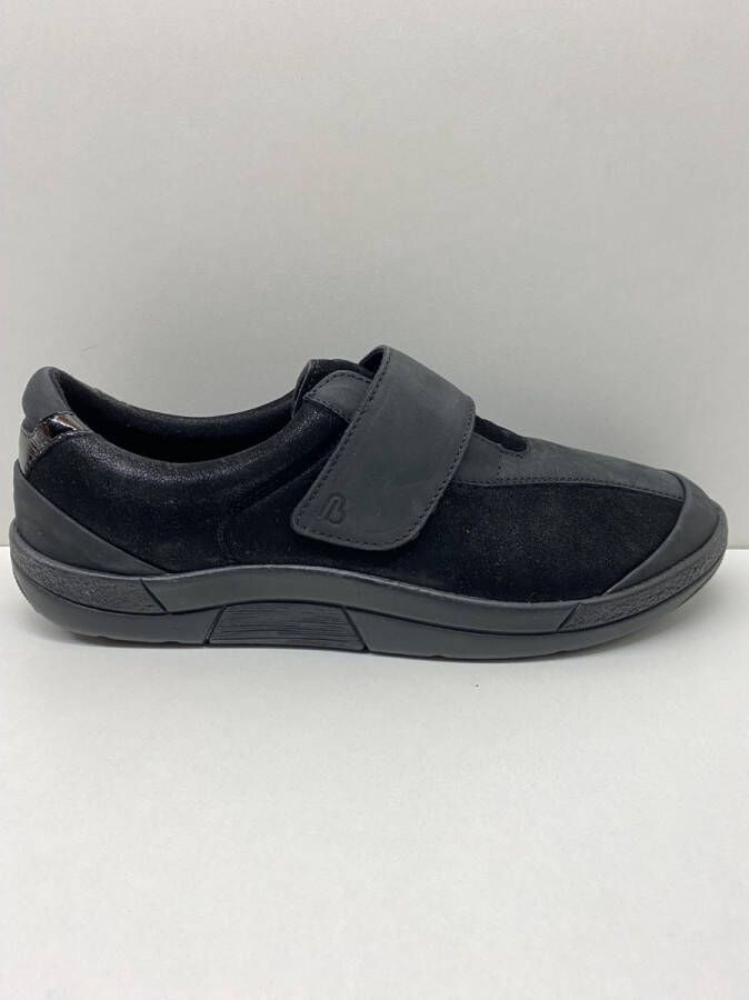 Berkemann Berkoflex BERKEMANN -Damesmodel Henni 05403-919 sneaker zwart nubuck stretch 2 3 )