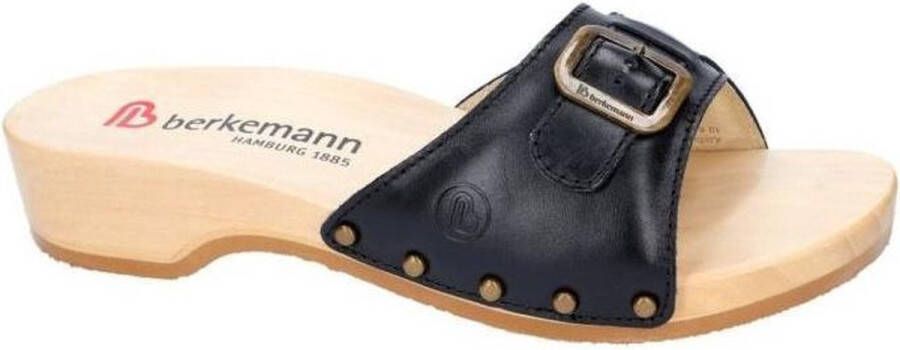 Berkemann Dames zwart slippers muiltjes Schoenen