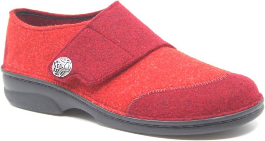 Berkemann Berkoflex BERKEMANN dames Pantoffel muiltje Jarla 03558-242 muiltje rood 2 3 en