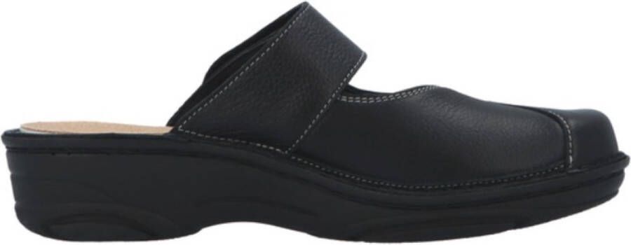 Berkemann damesmodel Heliane slipper 03457-982 Zwart Sportnappa stretch (G-I) 1 2 en