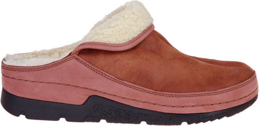 Berkemann dames pantoffels wollen – comfort – Remonda – whisky bruin –