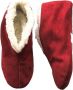 Bernardino Echte suede Spaanse sloffen dames Rood - Thumbnail 1