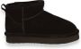 Bianco Dames Enkellaars Biasnow Flatform Suede Black ZWART - Thumbnail 1