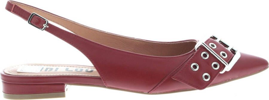 BiBi Lou Dames Sandalen 520z10vk Samira Flat Carmin Rood