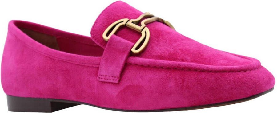 Bibi Lou Stijlvolle Mocassin Loafers voor Vrouwen Pink Dames